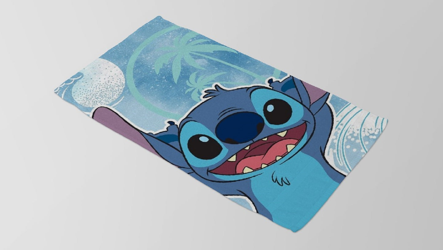 Lilo & Stitch Strandtuch 140x70 cm Weiches & saugfähiges Badehandtuch für Fans