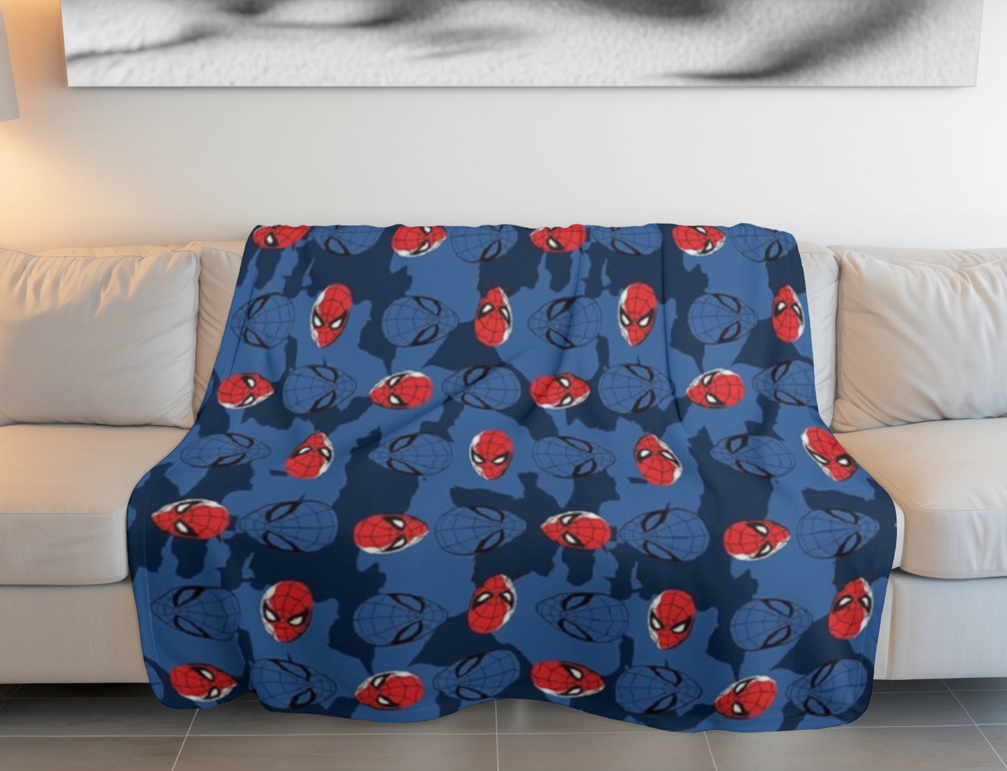 Spiderman Wohndecke – Weiches & leichtes Decke für Bett & Sofa (110x150 cm)