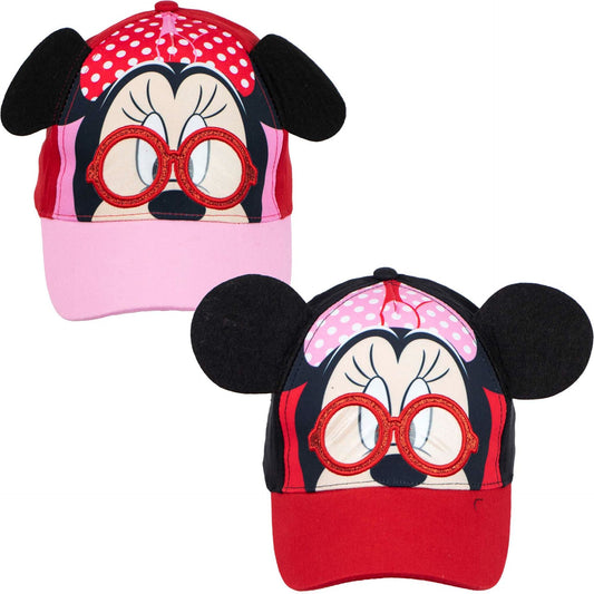 Minnie Mouse 3D Kappe– Disney Cap, 100% Polyester für Frauen und Mädchen
