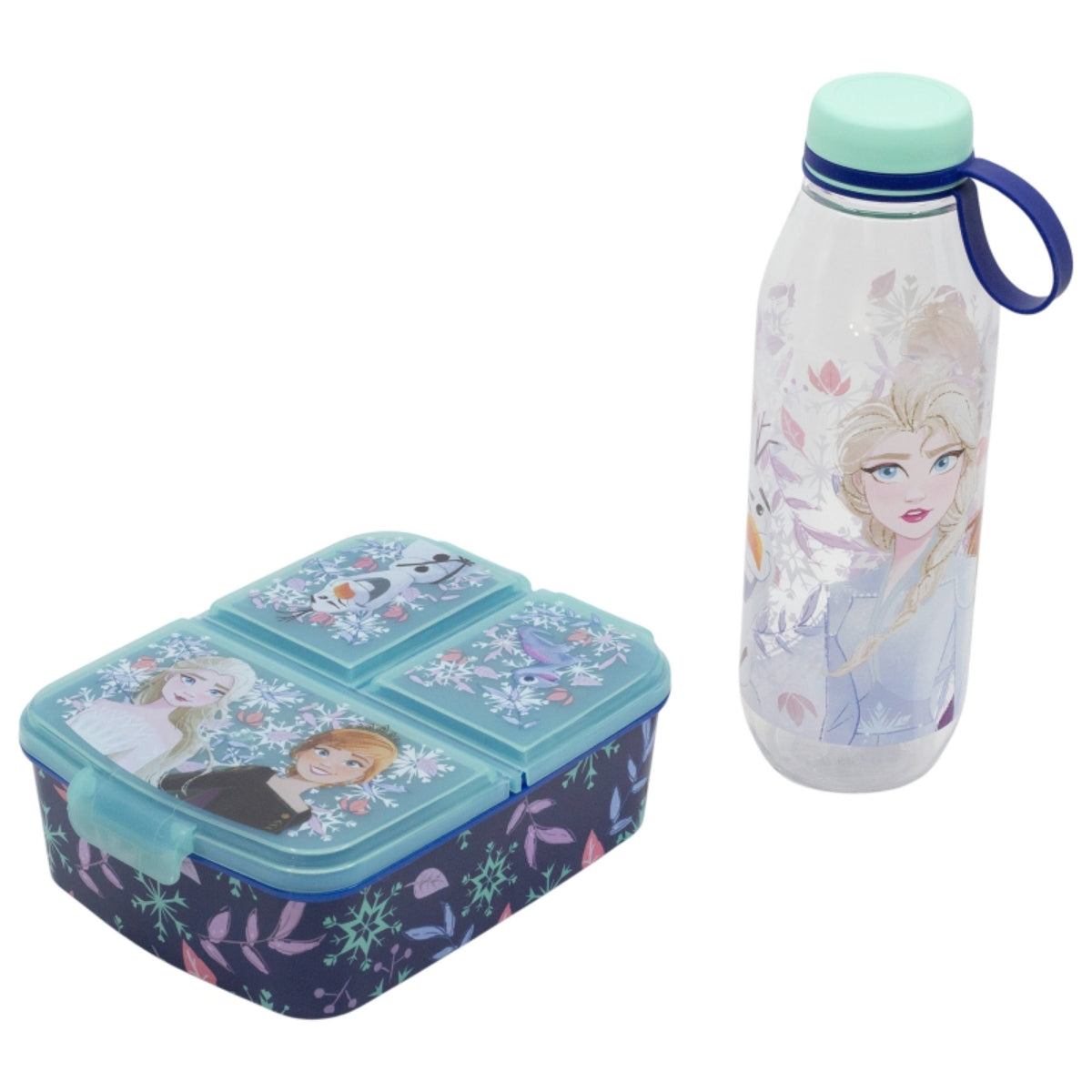 Disney Frozen Kinder Lunch Set Adventure Flasche 650 ml und Snackbox
