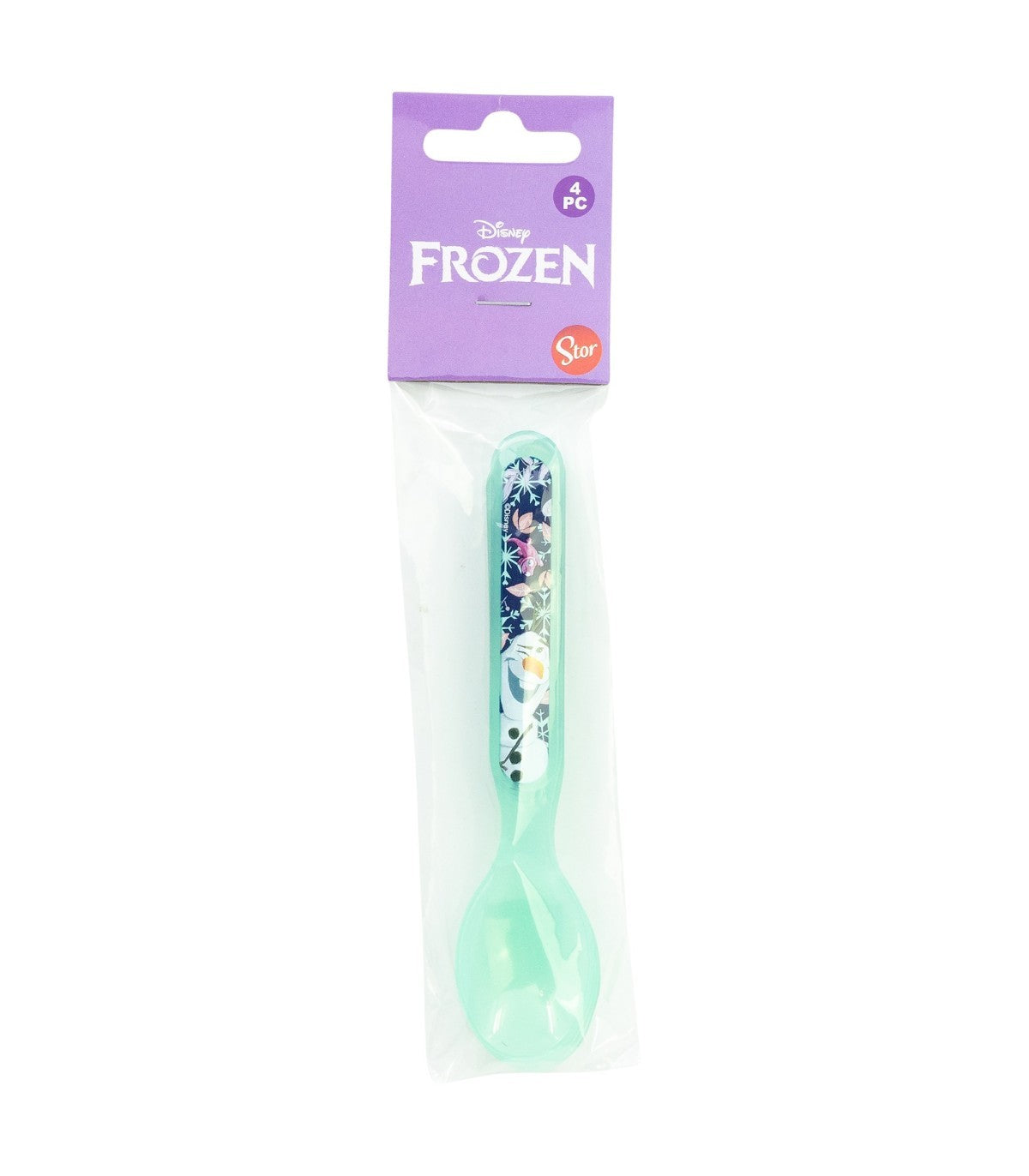 Disney Frozen Kinder Löffel Set 4 teilig geeignet für Mikrowelle und Spülmaschine ab 4 Jahre