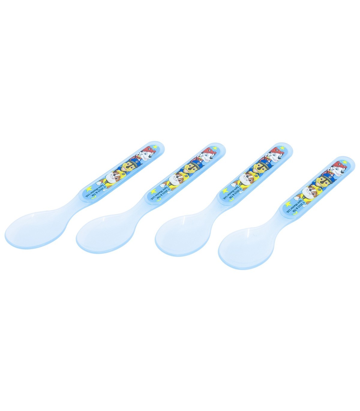 Paw Patrol Kinder Löffel Set 4 teilig geeignet für Mikrowelle und Spülmaschine ab 4 Jahre