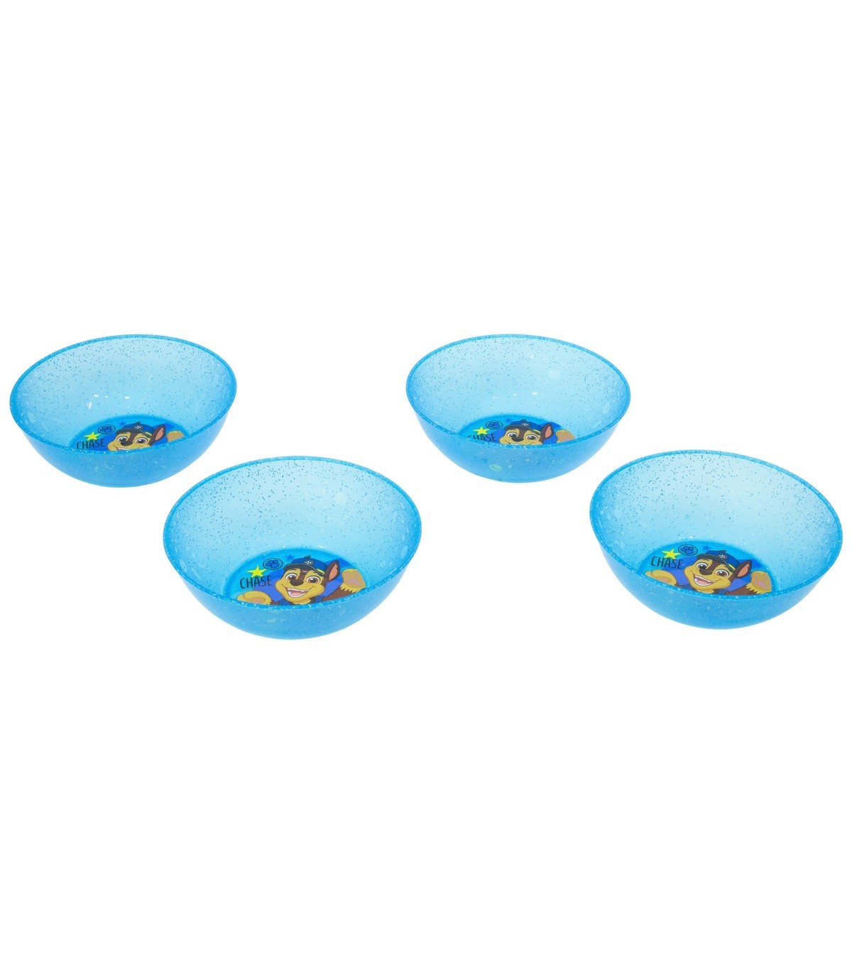 Paw Patrol Kinder Schalen Set 4 teilig Polypropylen für Zuhause Kindergarten und Ausflug