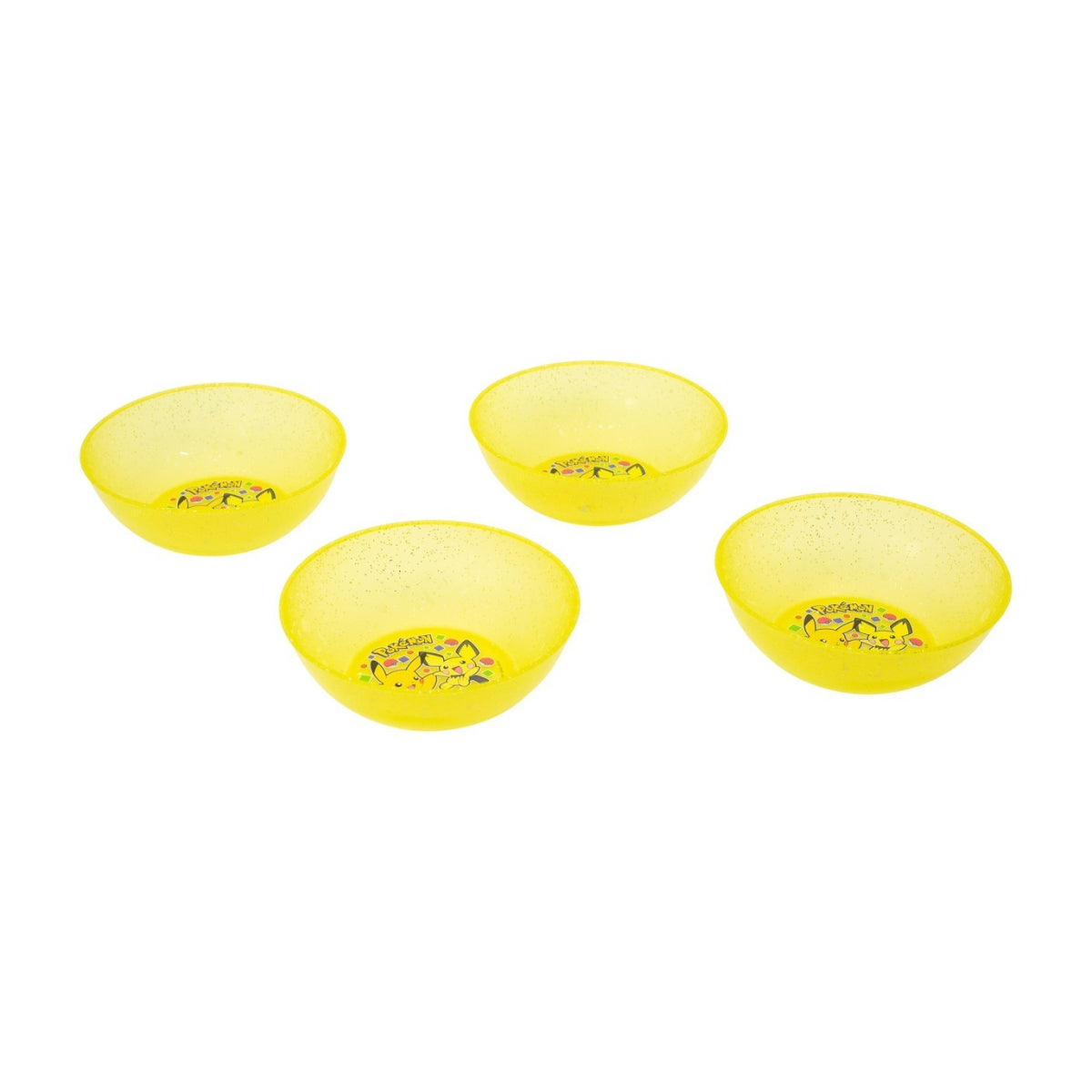 Pokemon Kinder Schalen Set 4 teilig Polypropylen für Zuhause Kindergarten und Ausflug