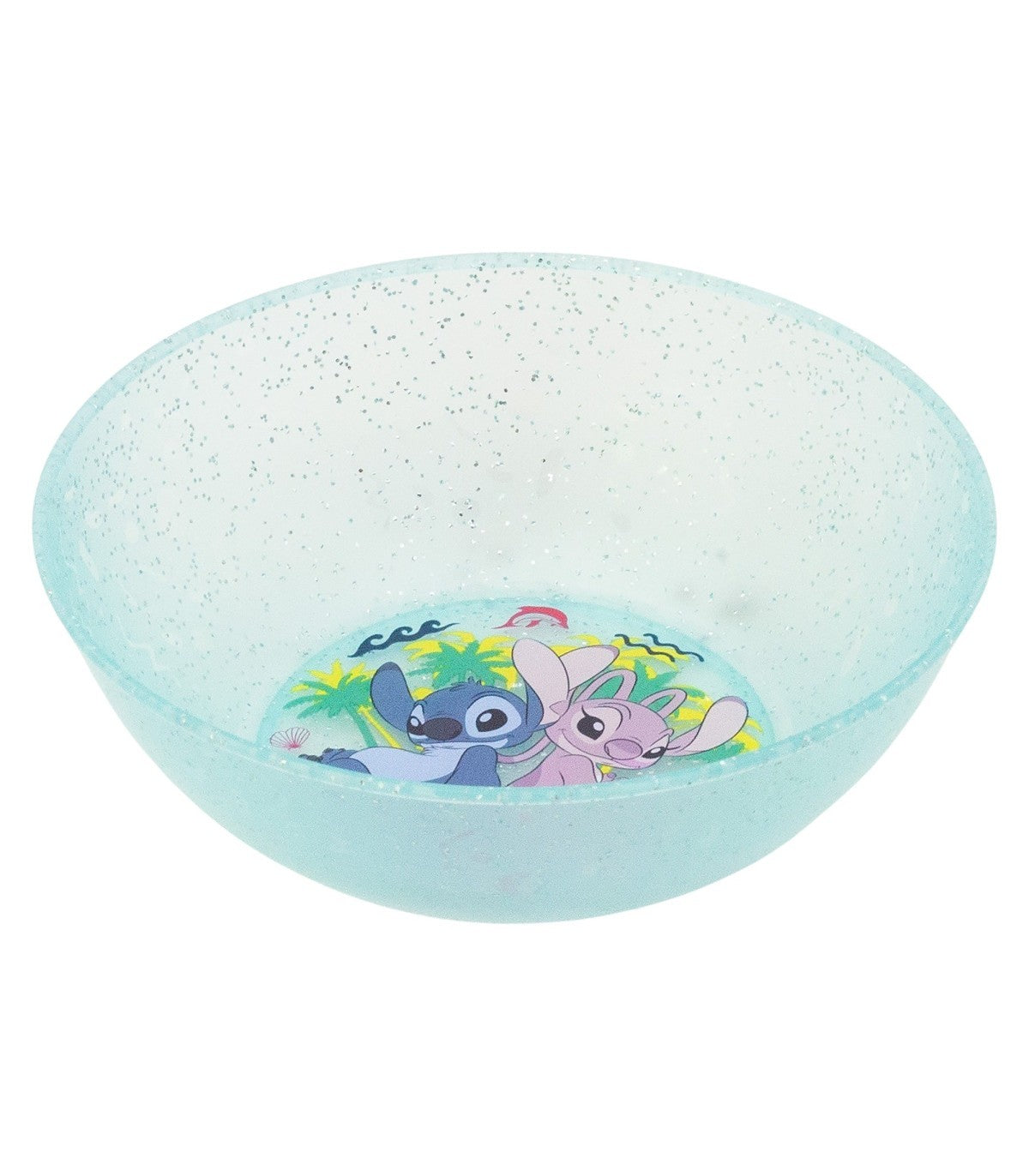 Disney Stitch Kinder Schalen Set 4 teilig Polypropylen für Zuhause Kindergarten und Ausflug