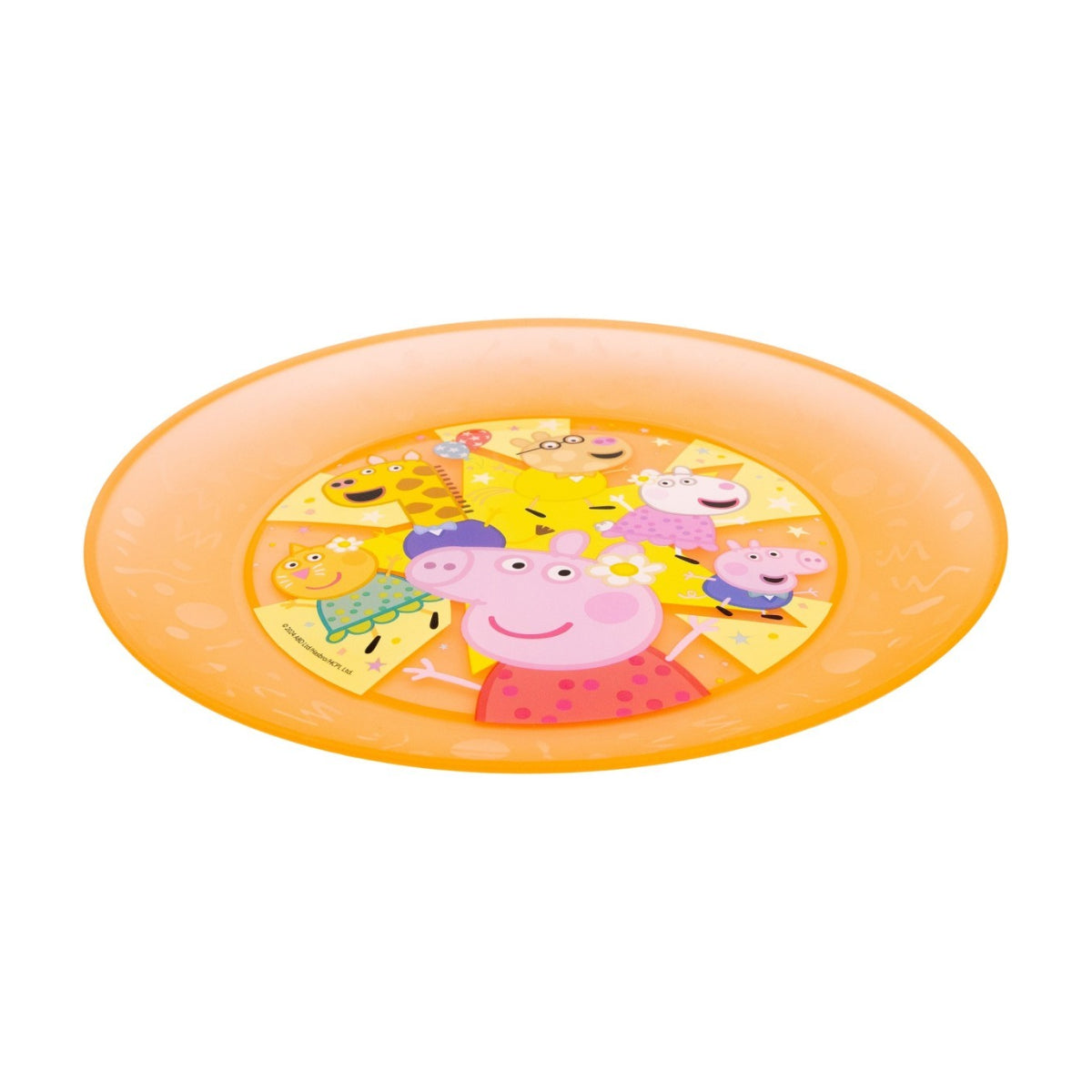 Peppa Pig Kinder Teller Set 4 teilig geeignet für Mikrowelle und Spülmaschine ab 4 Jahre