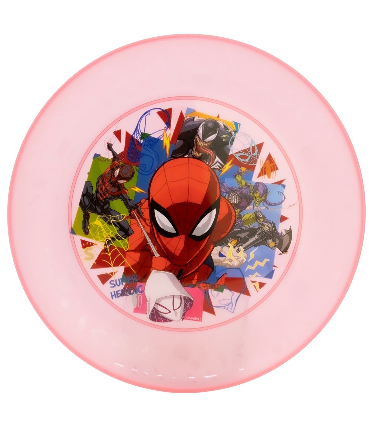 Spiderman Kinder Teller Set 4 teilig geeignet für Mikrowelle und Spülmaschine ab 4 Jahre