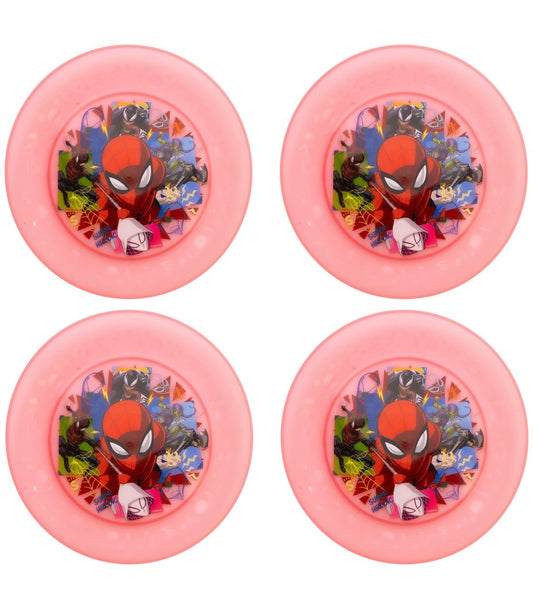 Spiderman Kinder Teller Set 4 teilig geeignet für Mikrowelle und Spülmaschine ab 4 Jahre