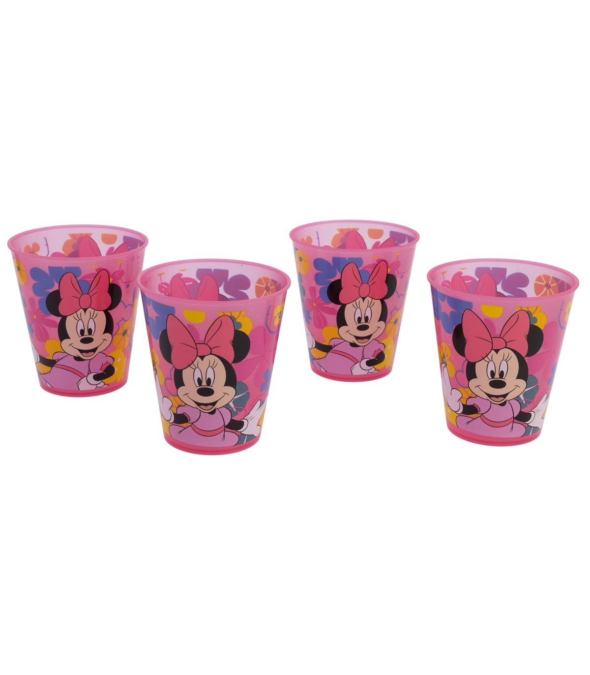 Disney Minnie Mouse Kinder Becher Set 4 teilig 285 ml aus Polypropylen