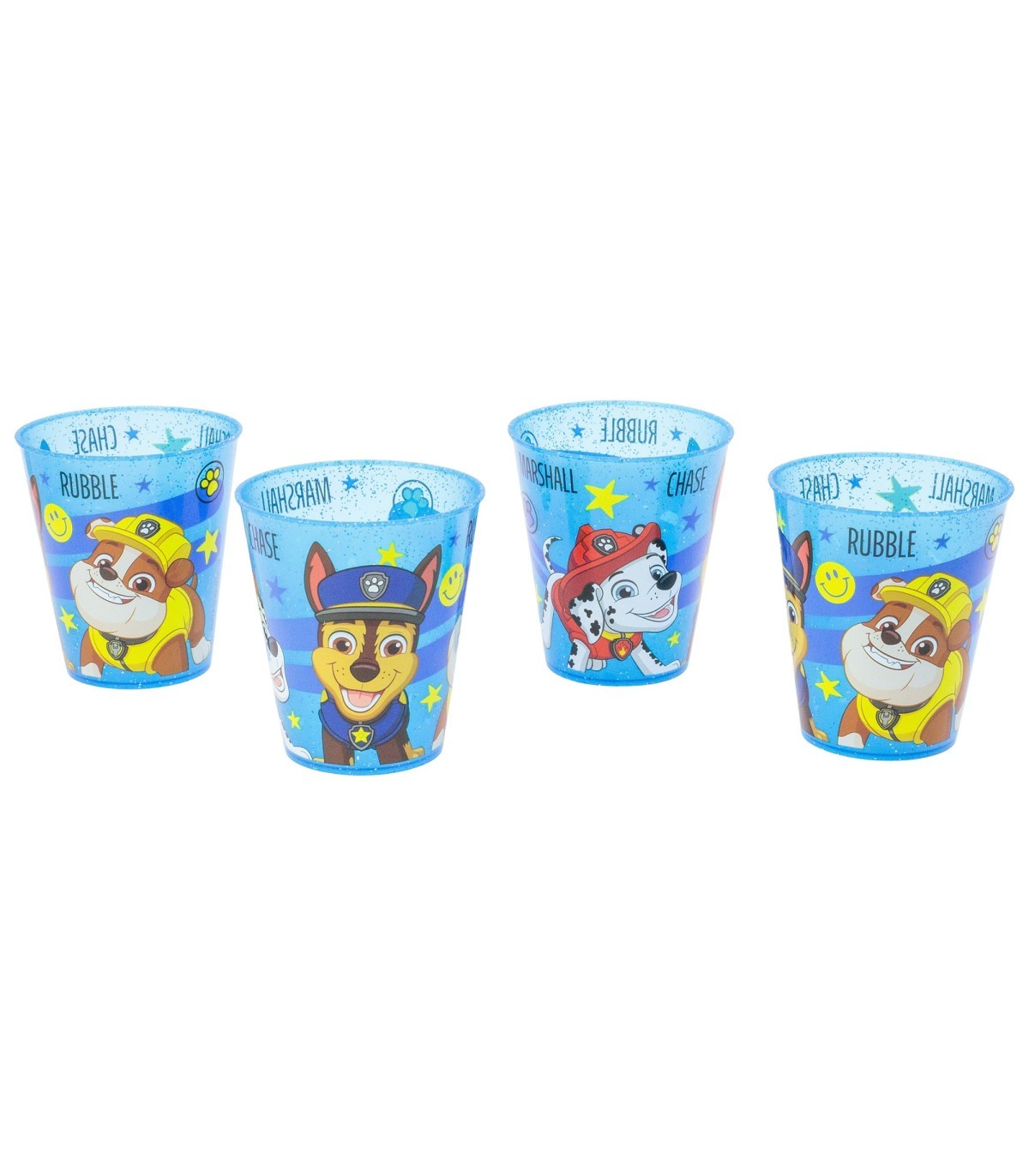 Paw Patrol Kinder Becher Set 4 teilig 285 ml aus Polypropylen