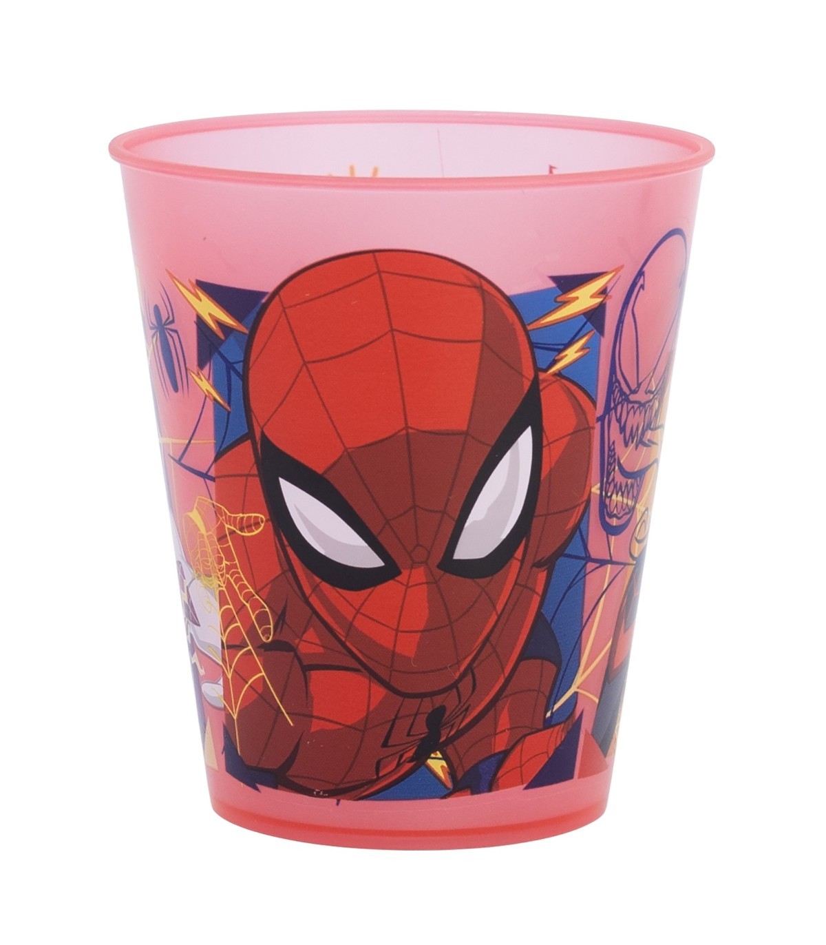 Spiderman Kinder Becher Set 4 teilig 285 ml aus Polypropylen