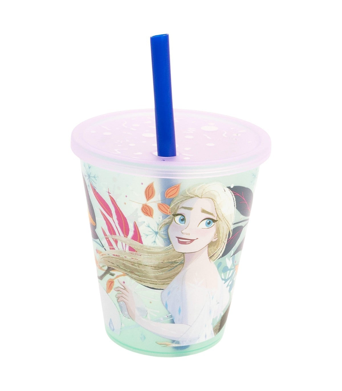 Disney Frozen Kinder Becher Set 4 teilig 285 ml Becher mit Trinkhalm