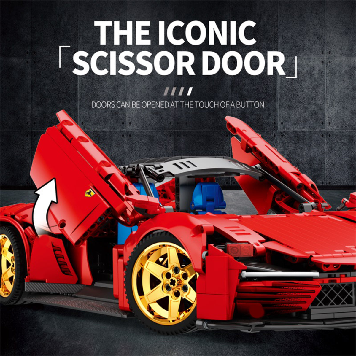 Reobrix 11025 Supercar 1:10 Klemmbaustein 1958 Teile ab 14