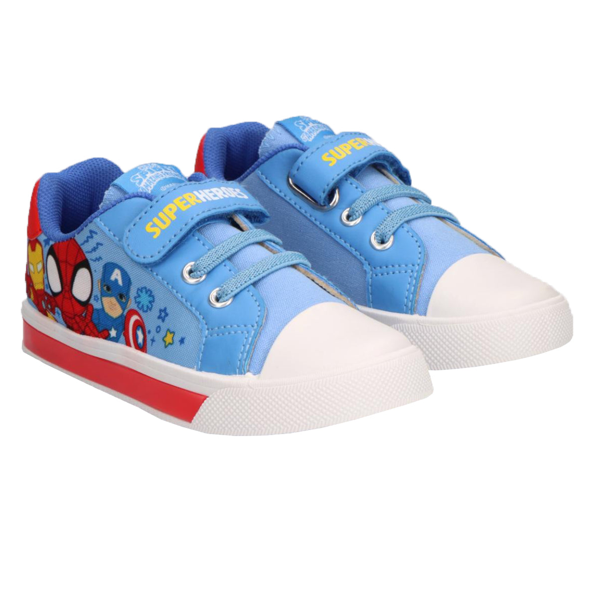 Marvel Spidey Kinder Canvas Sneaker mit Lichteffekt Schuhe für Freizeit und Alltag