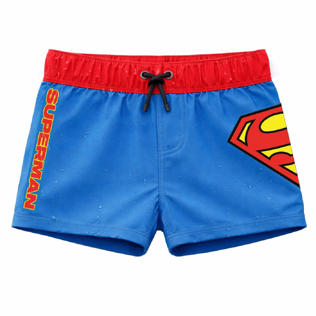 Superman Kinder Shorts Bermuda für Strand Pool Sommerurlaub