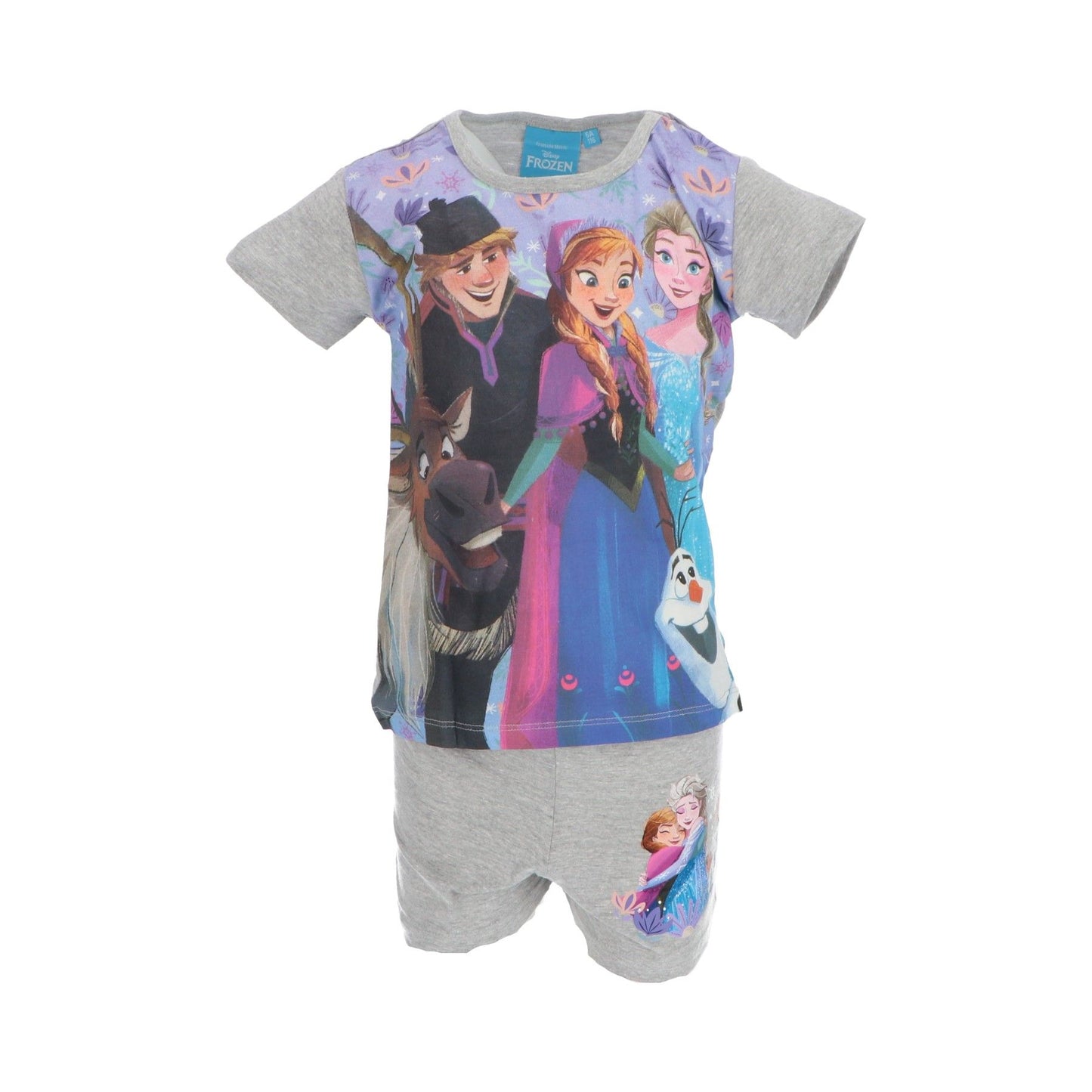 Disney Frozen Shortama – Kinderpyjama & Sommer Schlafanzug aus 100% Baumwolle