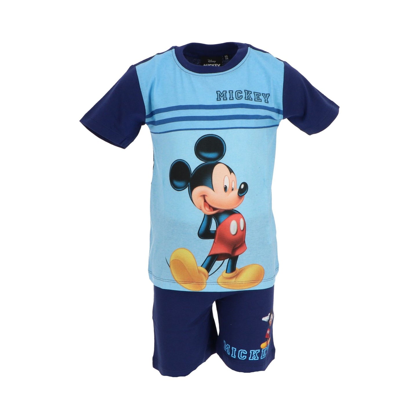 Mickey Mouse Shortama – Kinderpyjama & Sommer Schlafanzug aus 100% Baumwolle