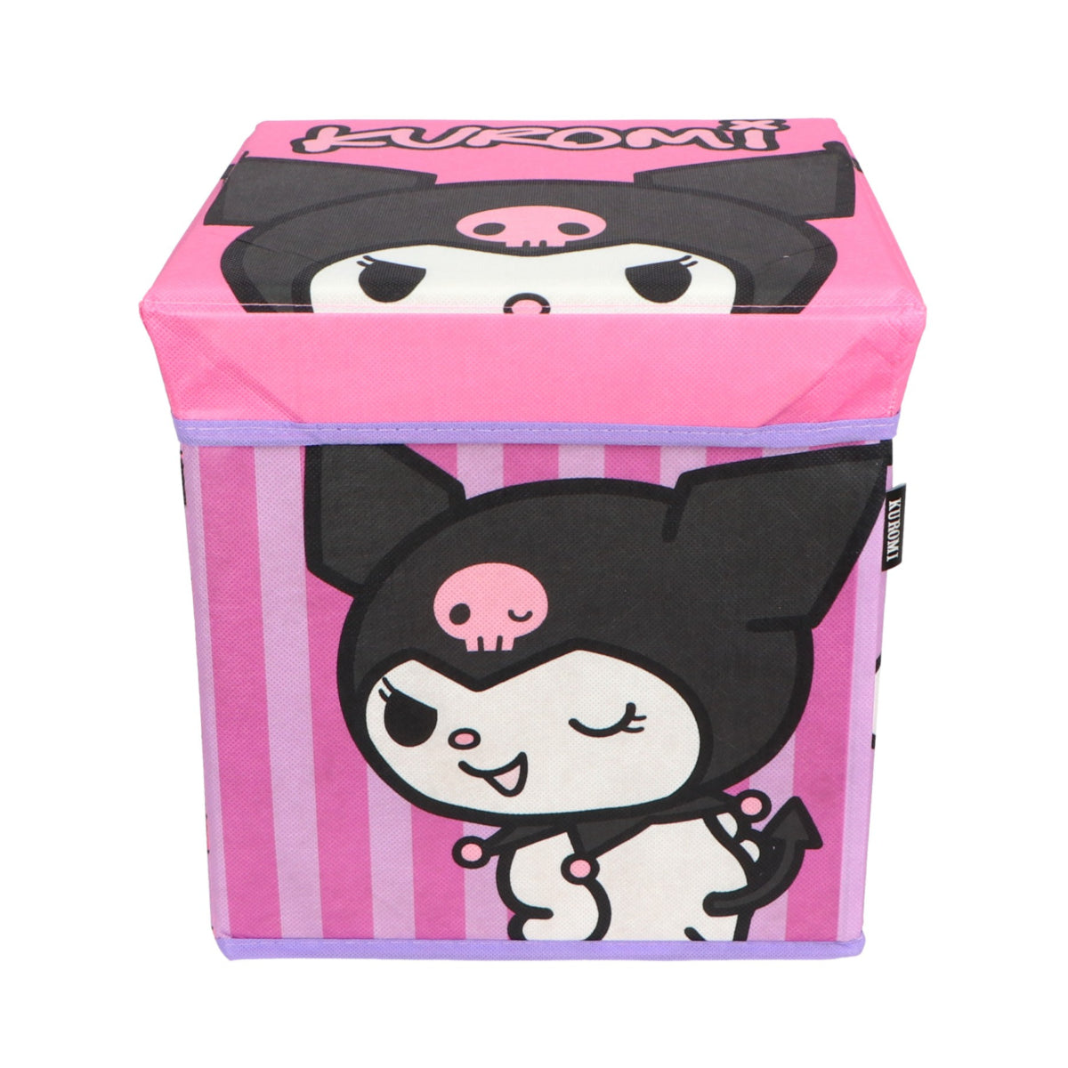Kuromi Aufbewahrungsbox mit Sitzfunktion und Stauraum 30 × 30 × 30 cm