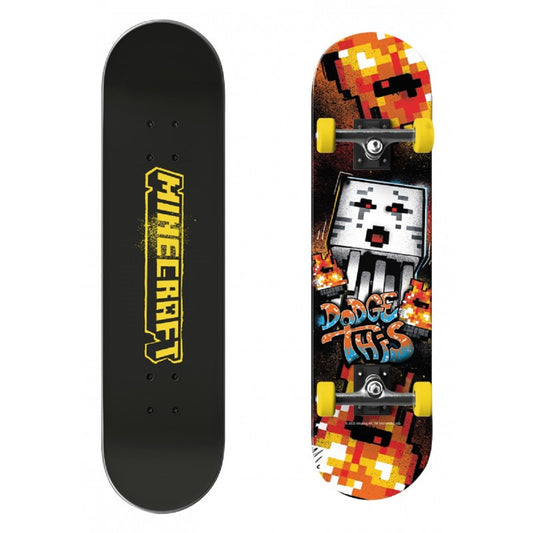 Minecraft Skateboard 79 x 20 x 10 cm mit PU Rollen 92A ABEC 11 Lager