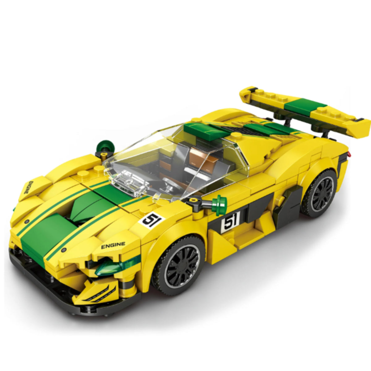Reobrix 677 Rennwagen 1:24 Klemmbaustein Auto 368 Teile ab 14