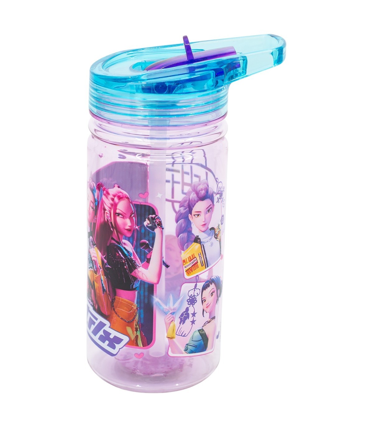 KPop Demon Hunters Trinkflasche 475 ml Kinder Flasche mit Klappverschluss