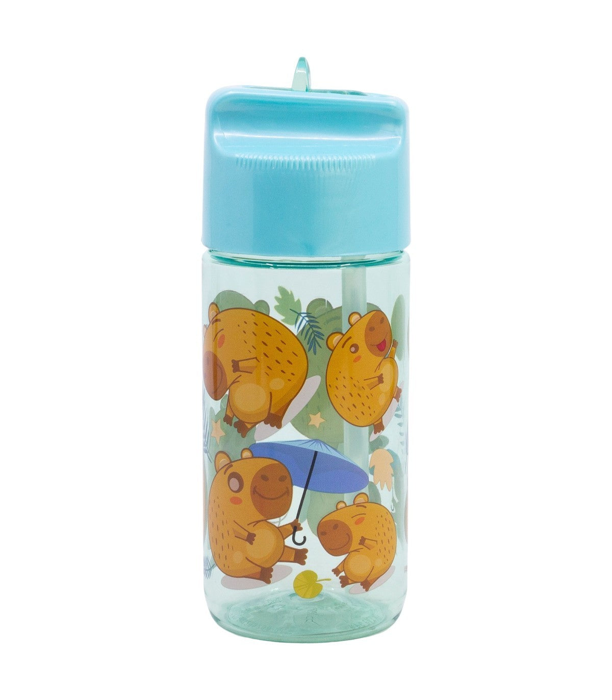 Capibara Kinder Trinkflasche 430 ml Ecozen Flasche mit Klappverschluss