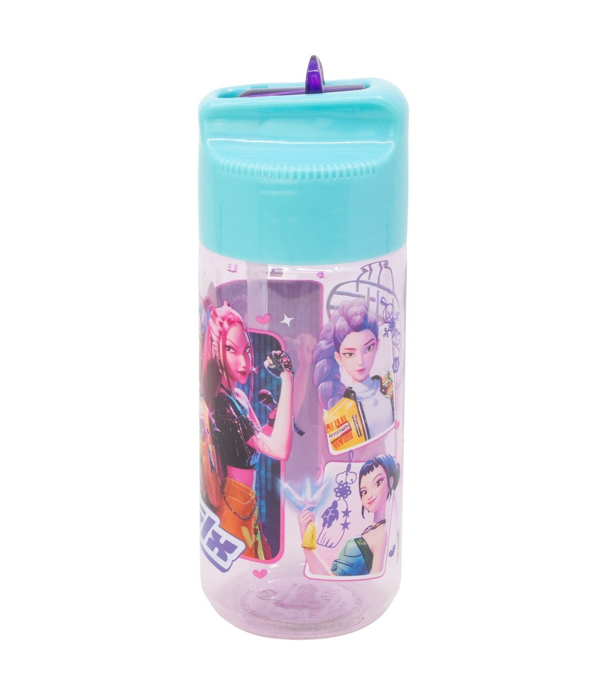 KPop Demon Hunters Trinkflasche 430 ml Kinder Flasche mit Klappverschluss