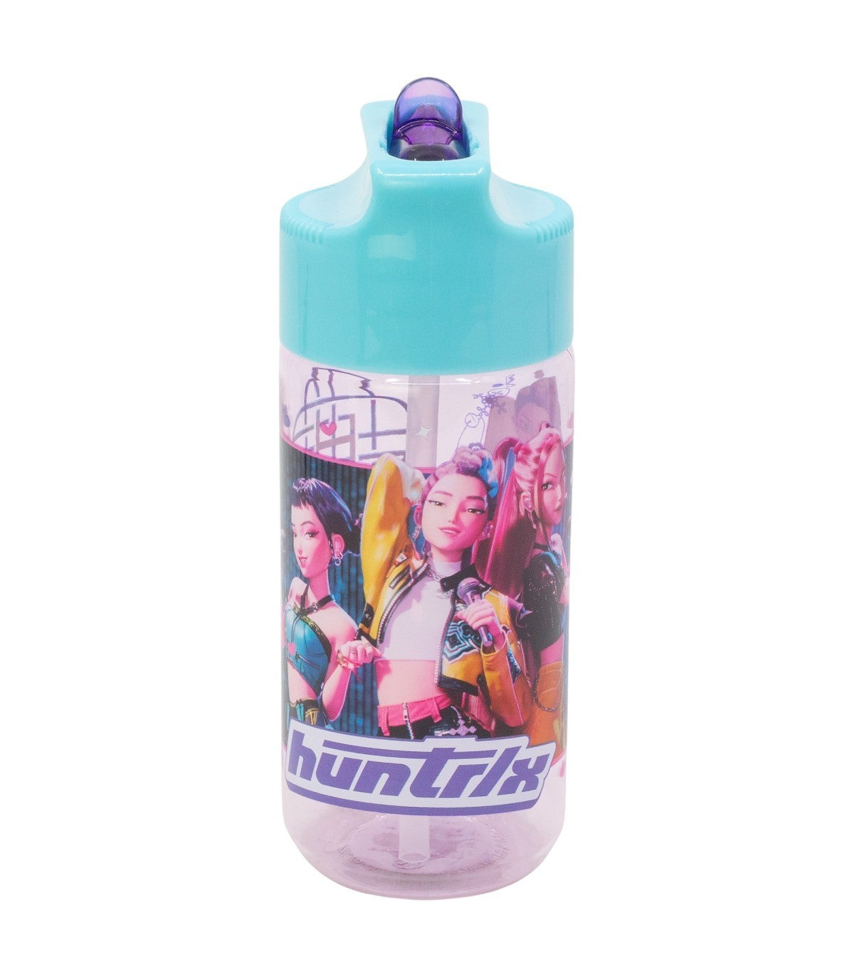 KPop Demon Hunters Trinkflasche 430 ml Kinder Flasche mit Klappverschluss
