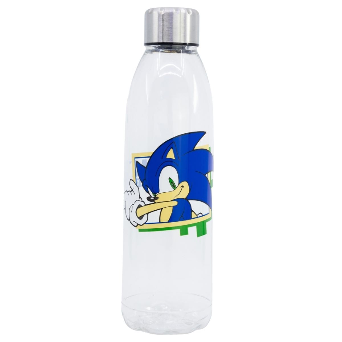 Sonic Wasserflasche – 980 ml Kindertrinkflasche mit coolem Motiv