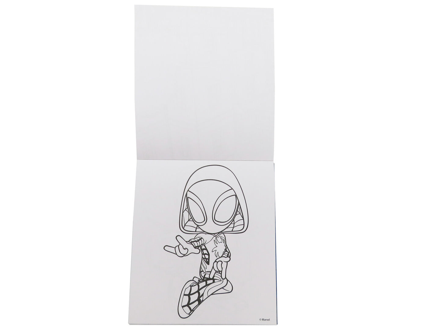Spiderman Malbuch mit Radierstiften 32 Malseiten 5 Buntstifte und 5 Radiergummis