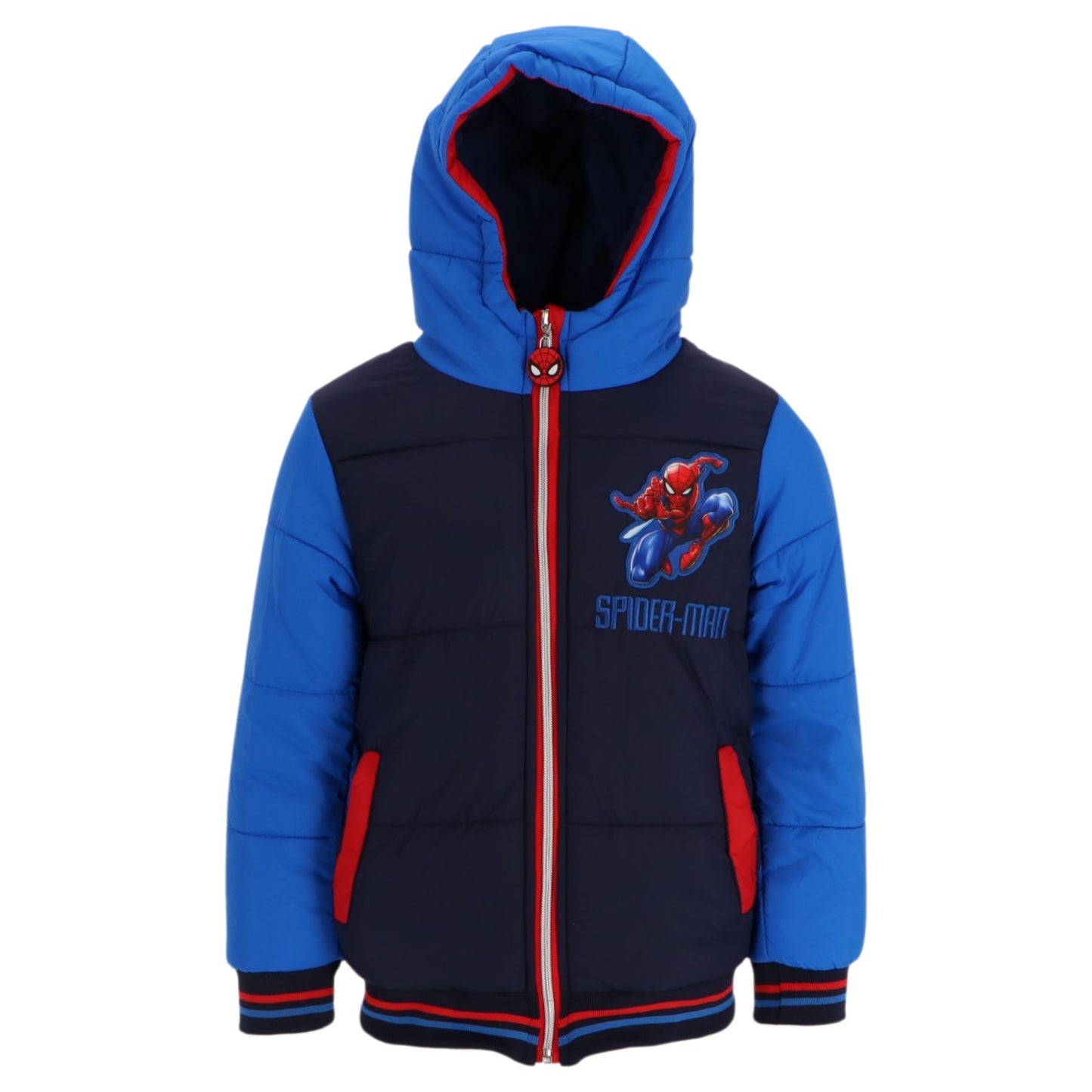 Spiderman Winterjacke Jungen 3–8 Jahre mit Kapuze