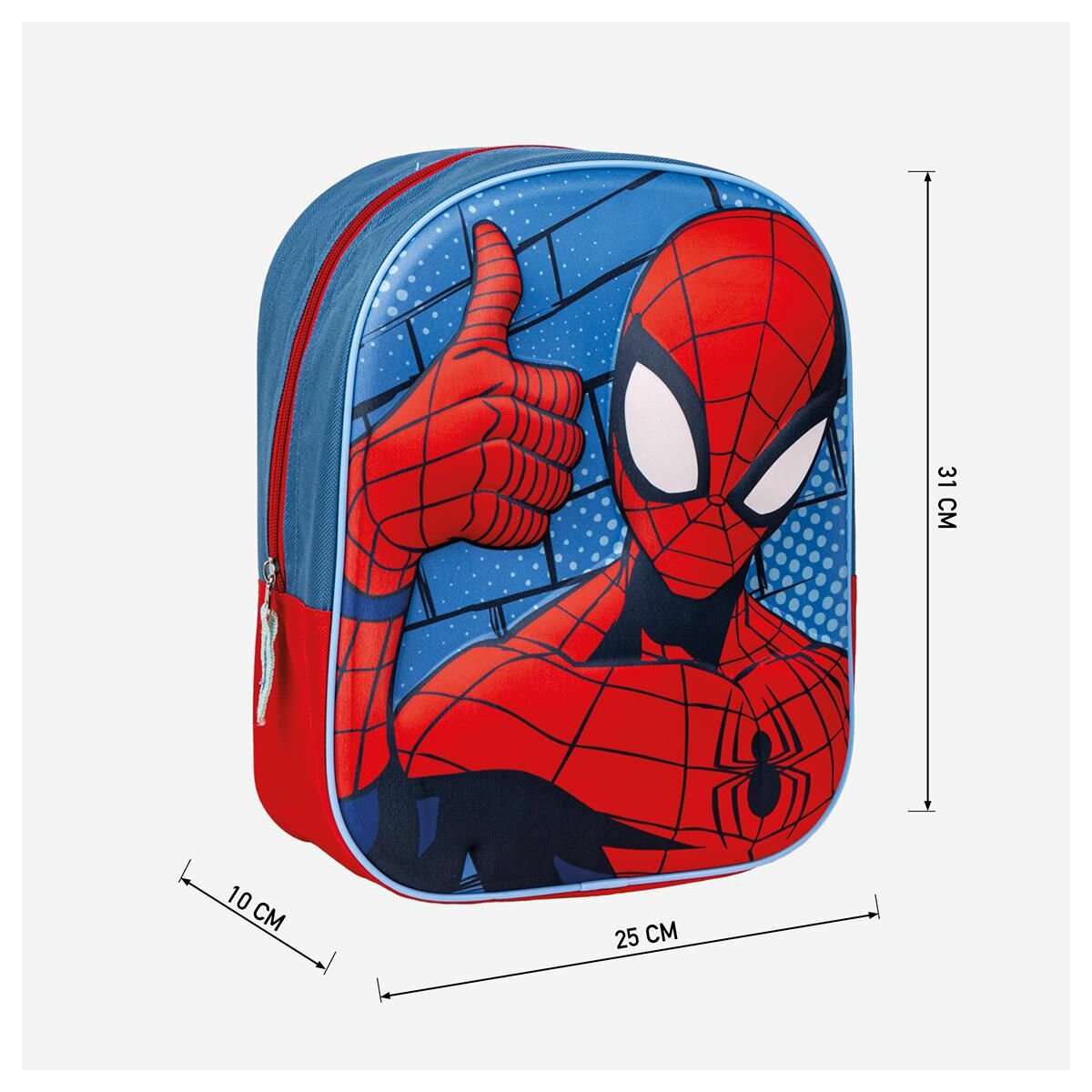 Spiderman 3D Rucksack Backpack Freizeitrucksack: Daumen hoch für junge Abenteurer