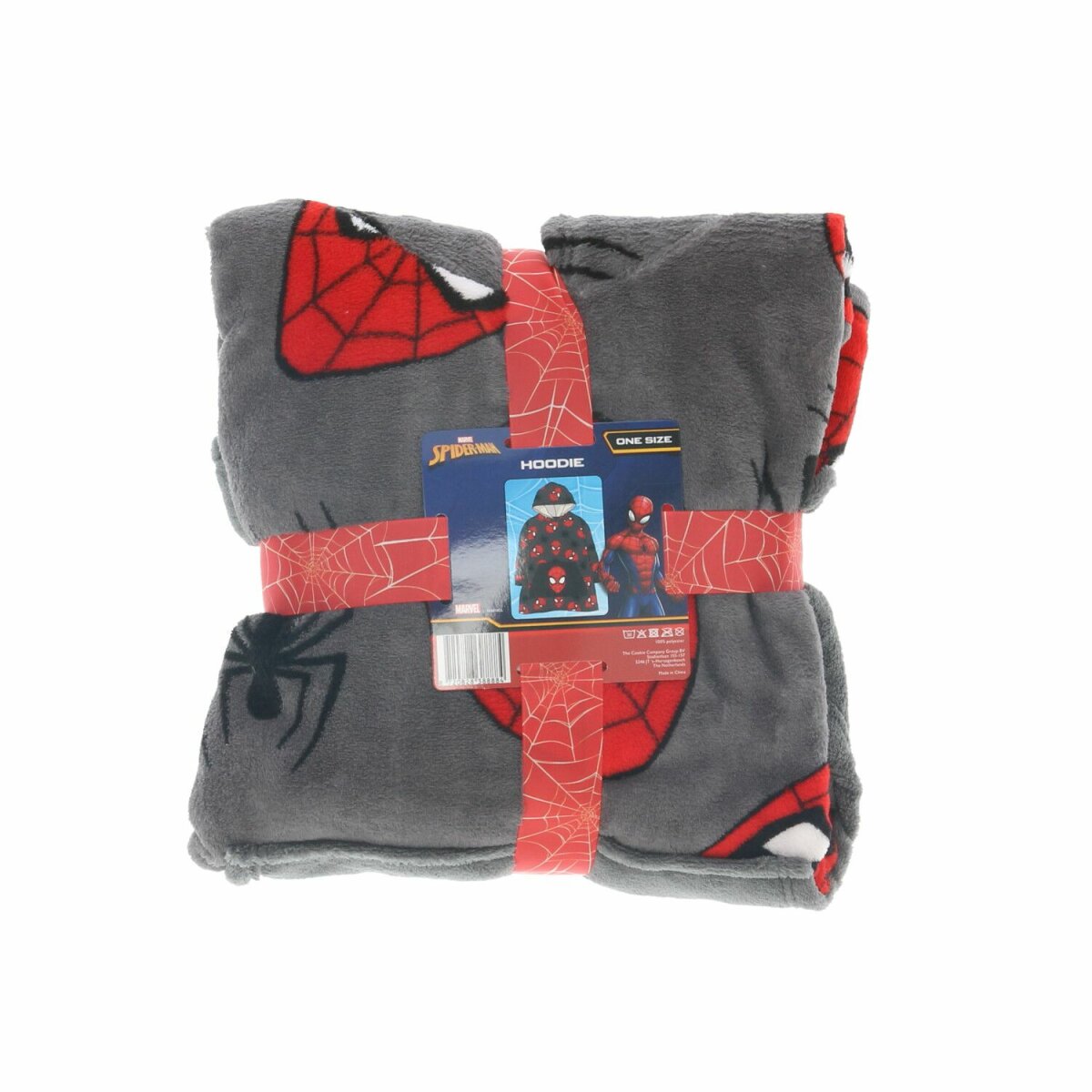Spiderman Hoodie-Decke für Kinder Idealer Begleiter für kleine Superhelden
