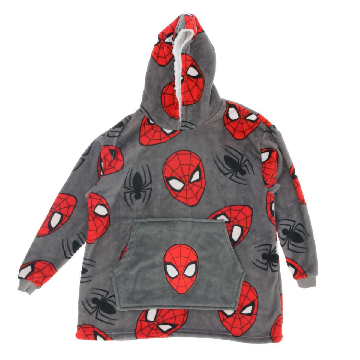 Spiderman Hoodie-Decke für Kinder Idealer Begleiter für kleine Superhelden