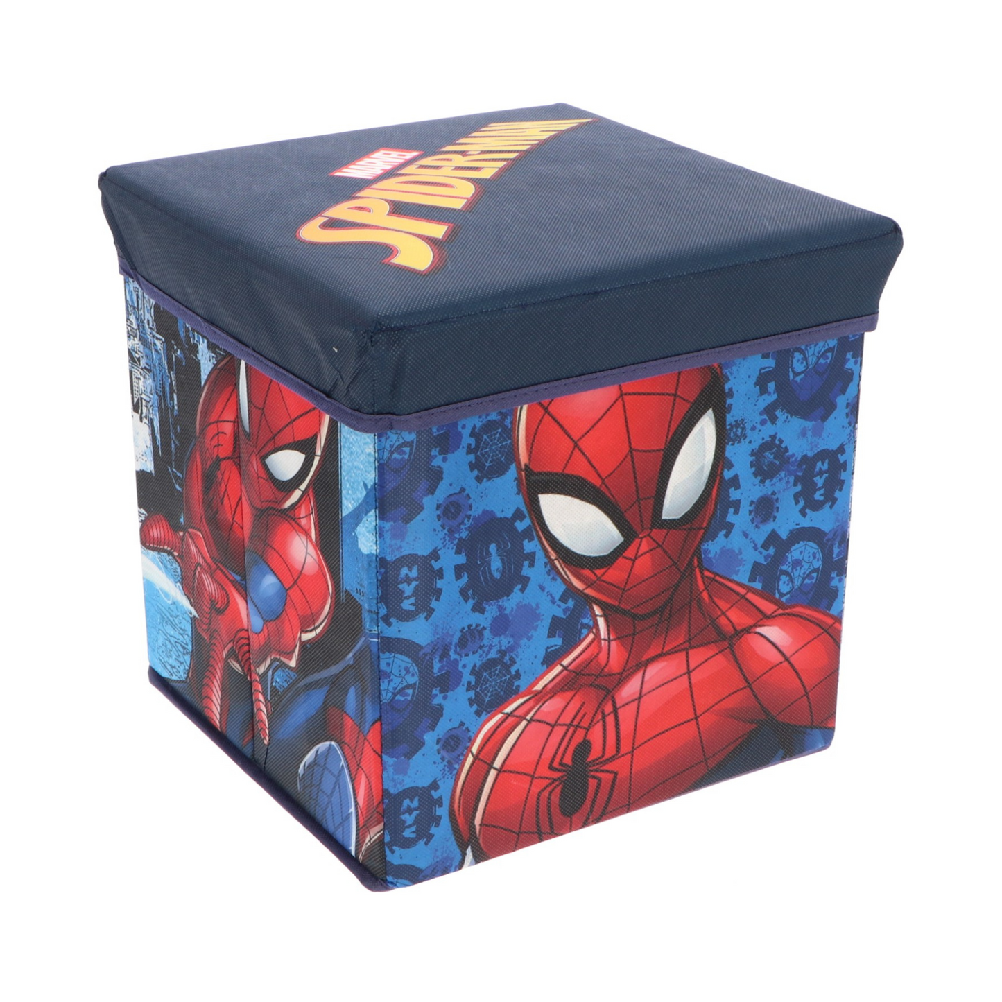 Spiderman Aufbewahrungsbox zusammenklappbar Stuhl – 2 in 1 Sitz und Stauraum 30x30x30 cm