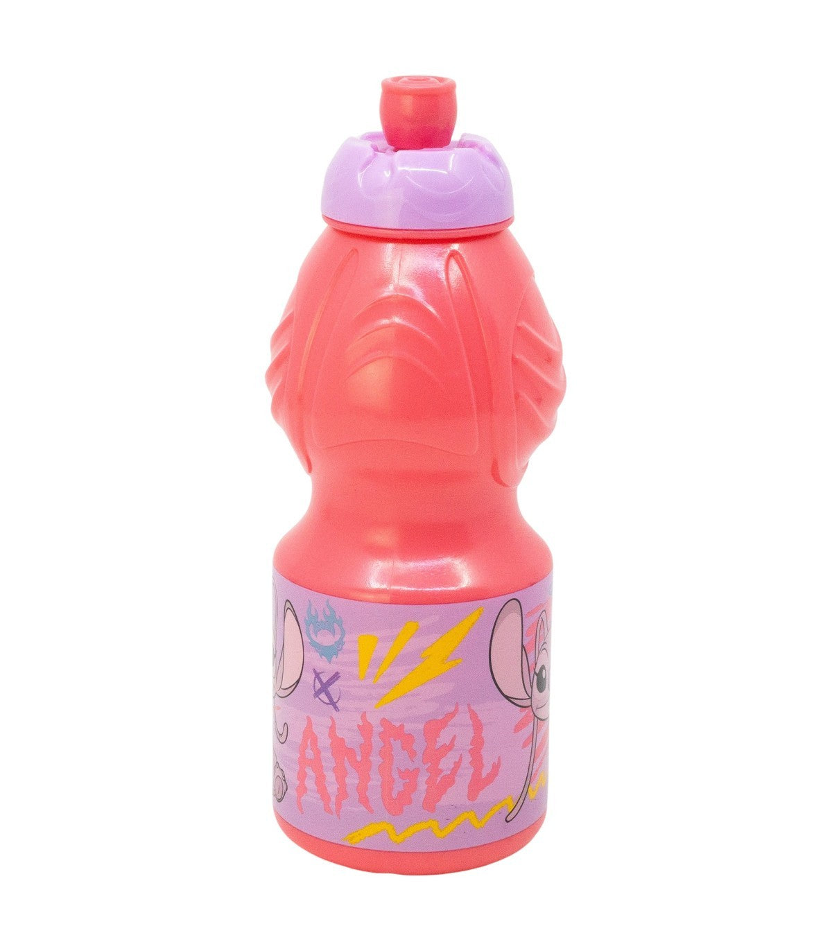 Disney Stitch Angel Kindertrinkflasche 400 ml für Schule und Freizeit