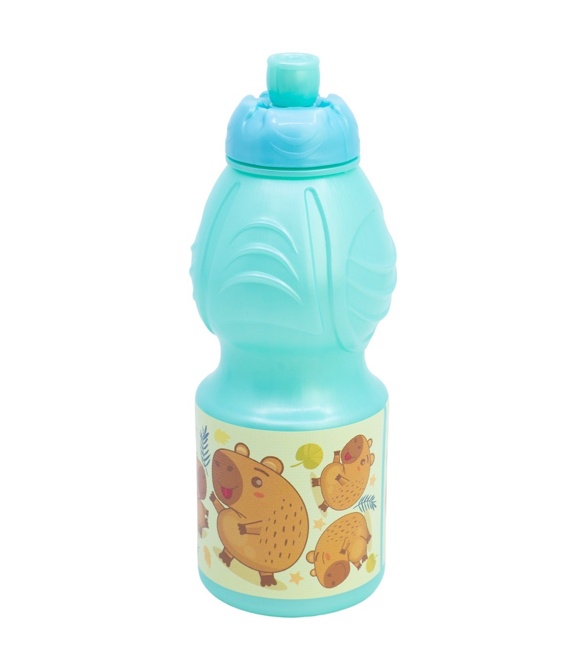 Capibara Trinkflasche für Kinder 400 ml für Kindergarten Freizeit und Reise