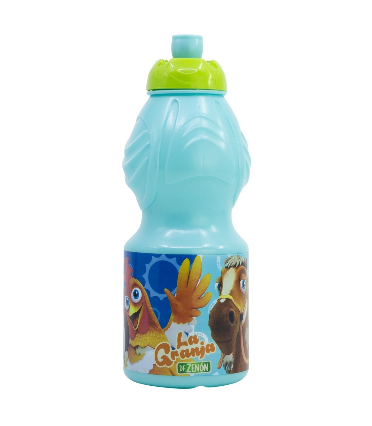 La Granja de Zenón Kindertrinkflasche 400 ml mit Tropfschutz Deckel
