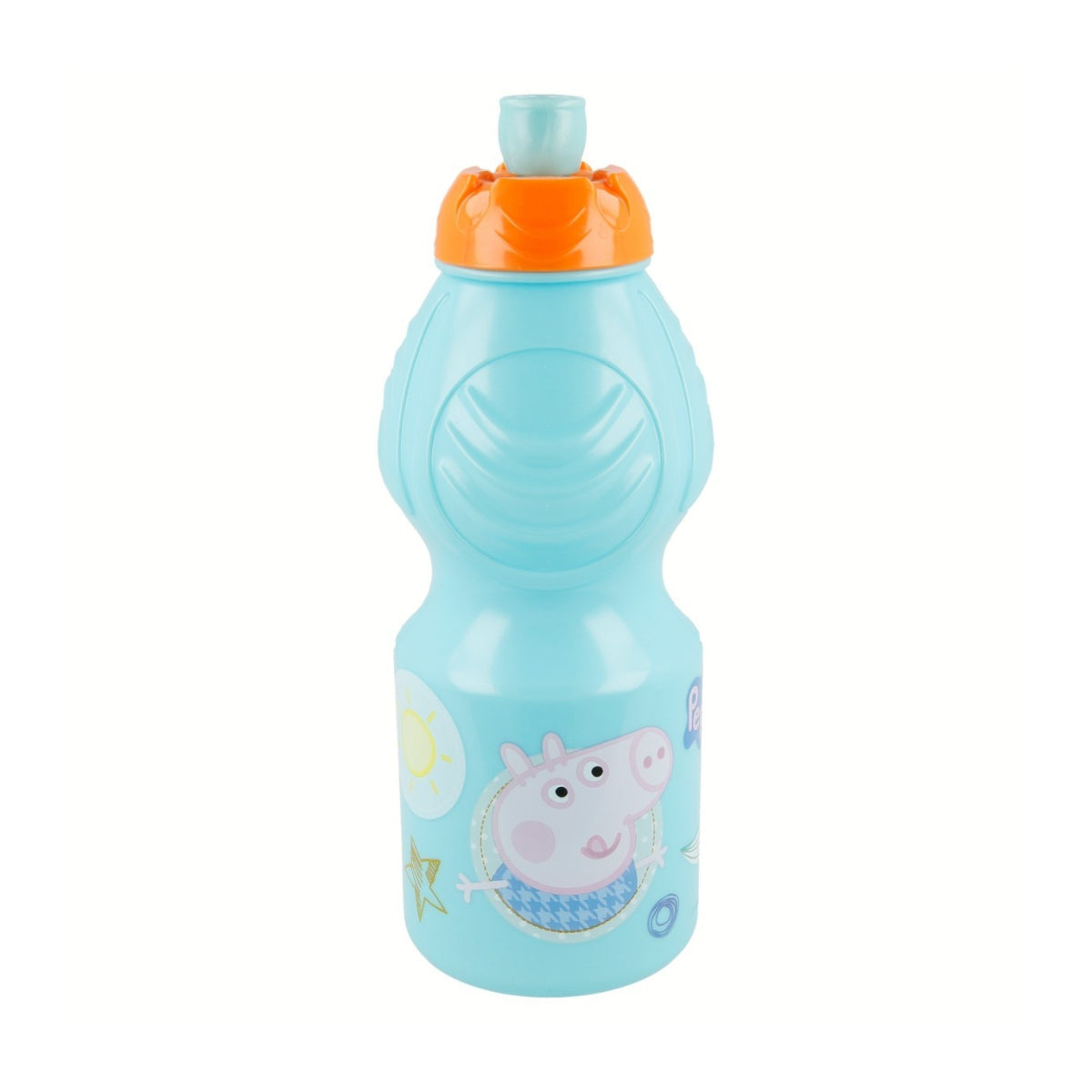 Peppa Pig Kindertrinkflasche 400 ml mit Tropfschutz Deckel