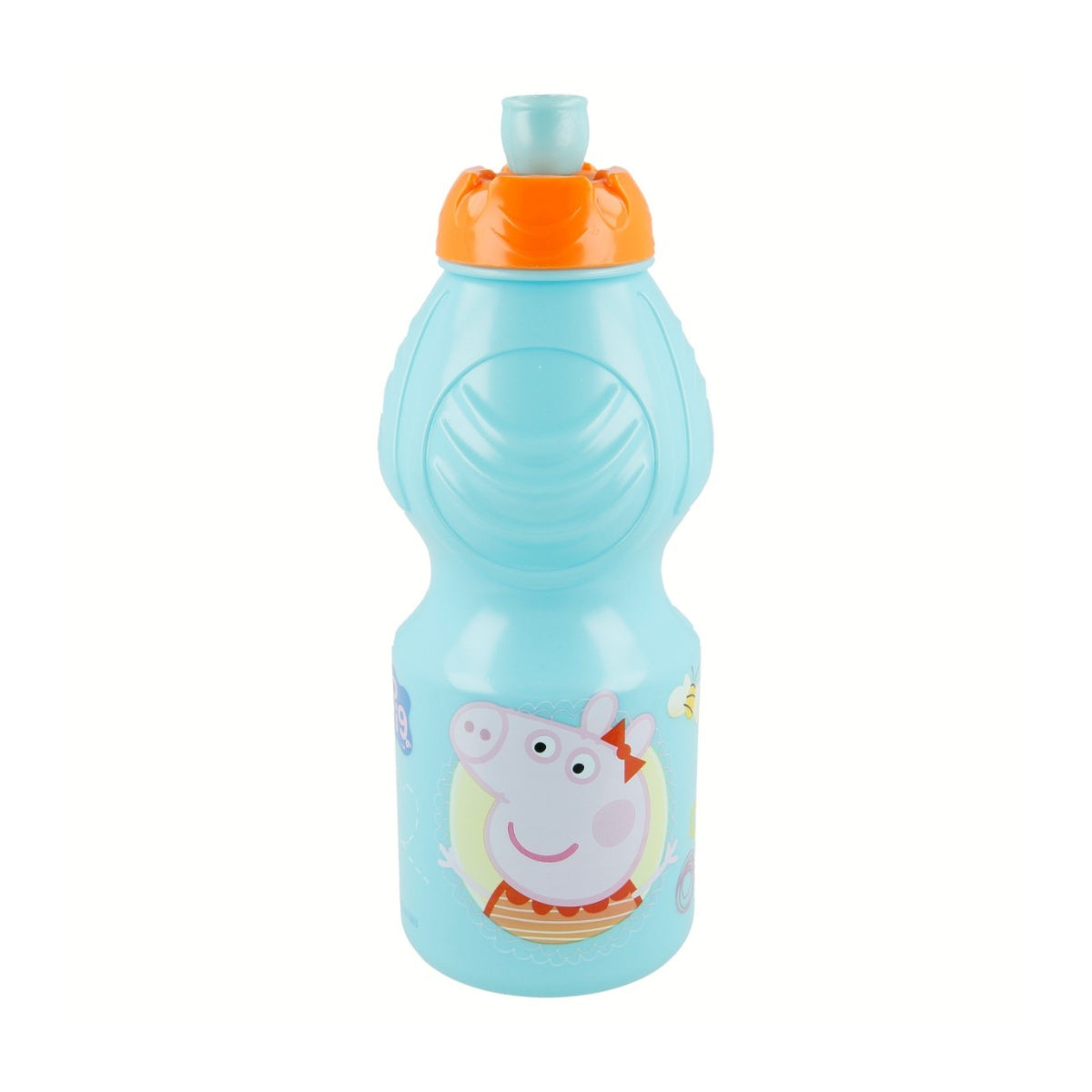 Peppa Pig Kindertrinkflasche 400 ml mit Tropfschutz Deckel
