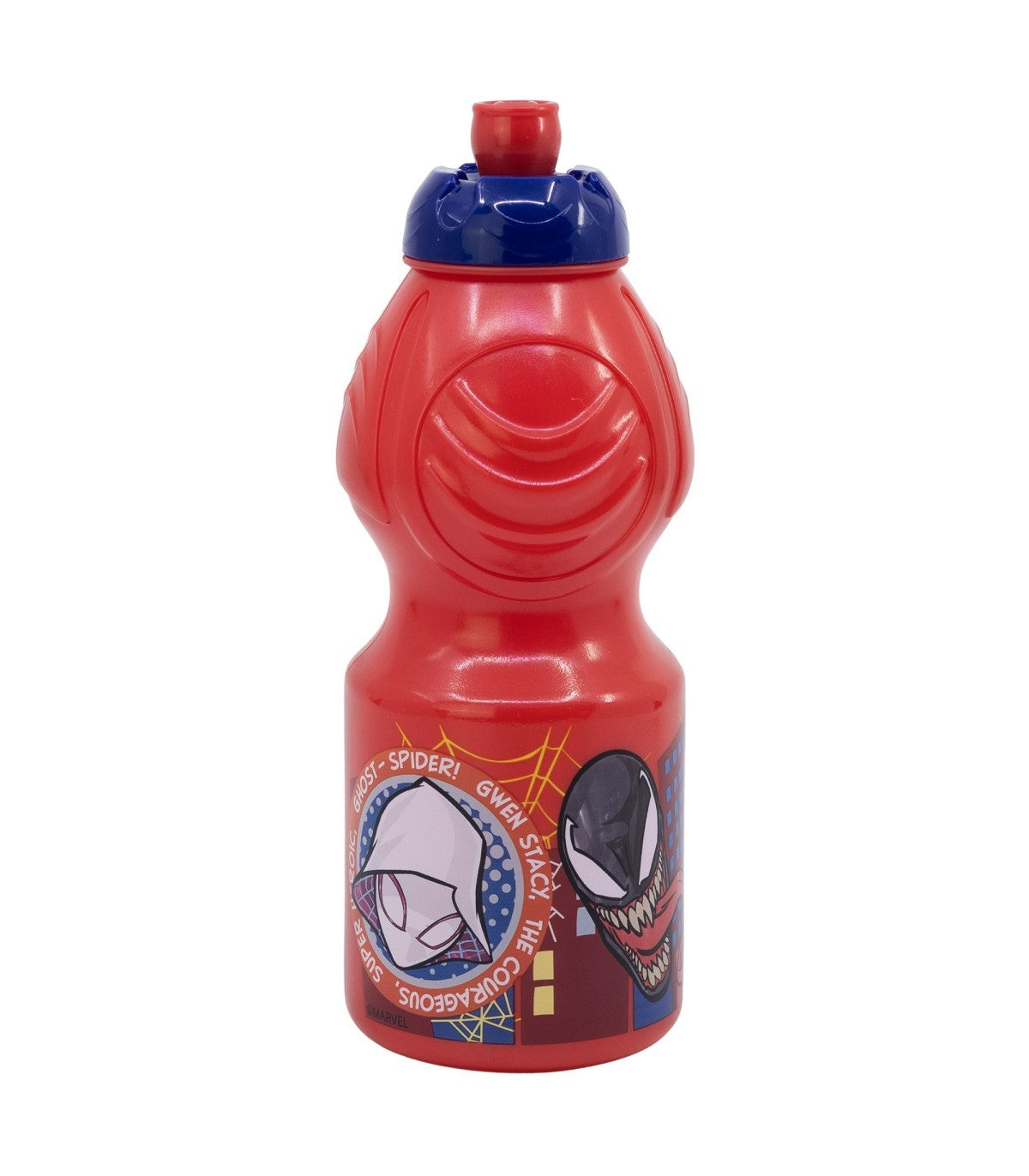 Spiderman Kindertrinkflasche 400 ml mit Tropfschutz Deckel