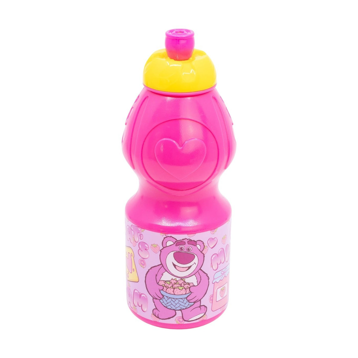 Disney Lotso Kindertrinkflasche 400 ml mit Tropfschutz Deckel