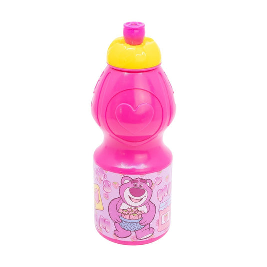 Disney Lotso Kindertrinkflasche 400 ml mit Tropfschutz Deckel