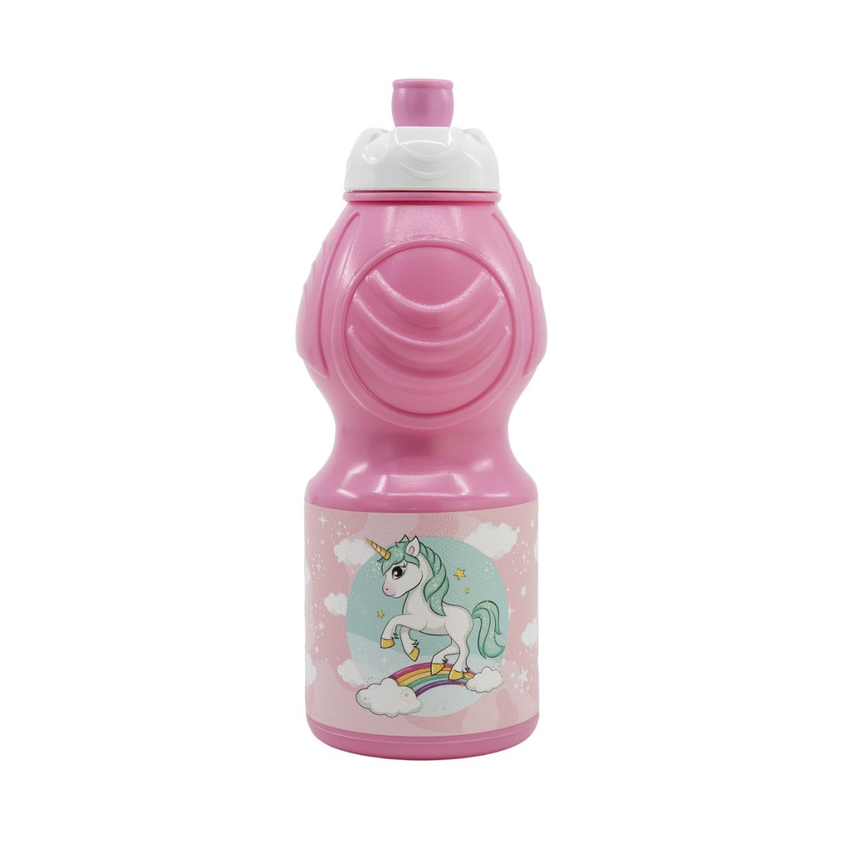 Unicorn Kindertrinkflasche 400 ml mit Tropfschutz Deckel