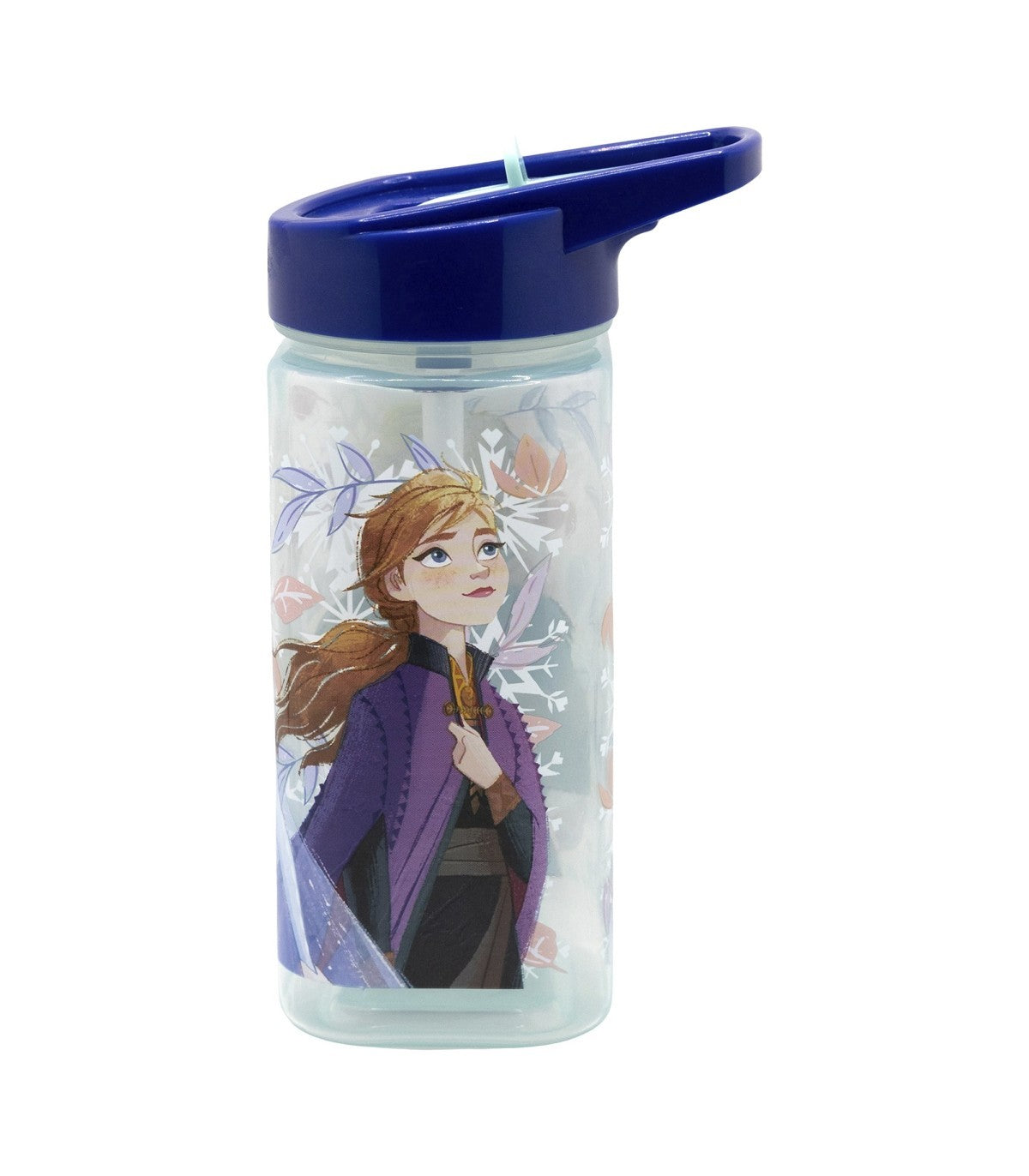 Disney Frozen Kinder Wasserflasche 510 ml eckige Trinkflasche für Schule Freizeit