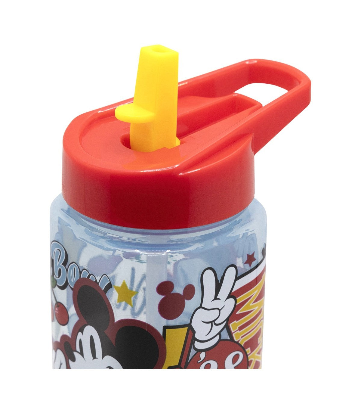 Disney Mickey Kinder Wasserflasche 510 ml eckige Trinkflasche für Schule Freizeit