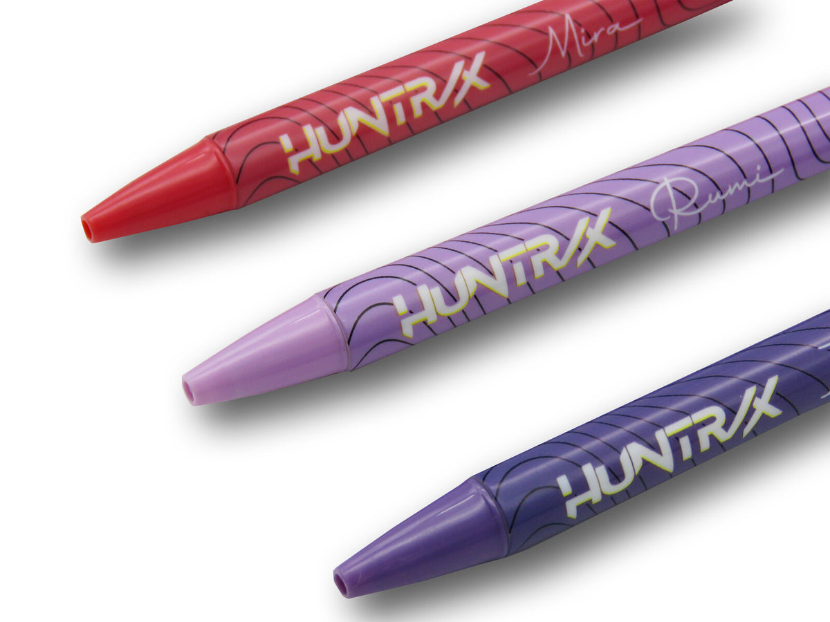 K-Pop Demon Hunters 3er Set Radierbare Kugelschreiber für Schule Büro und Alltag