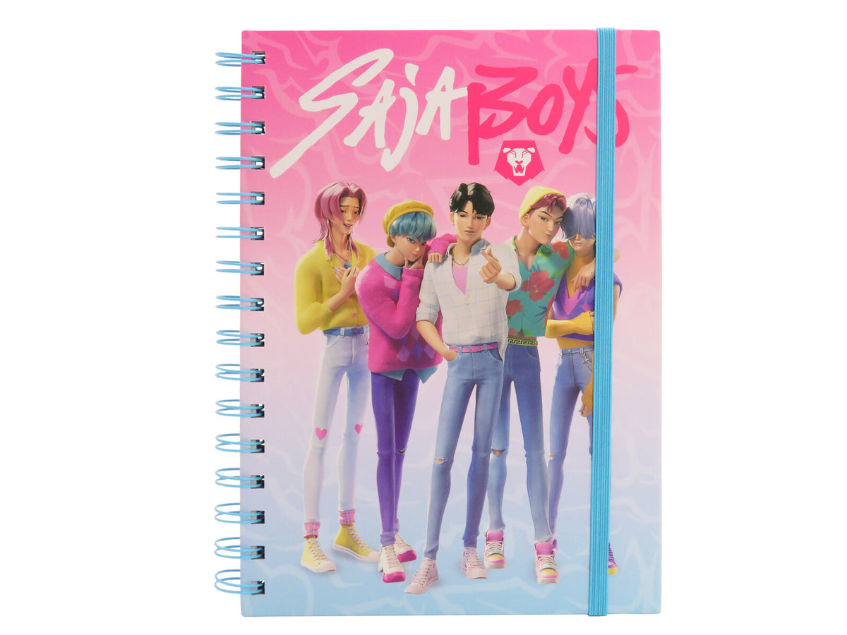 K-Pop Demon Hunters Saja Boys A5 Notizbuch für Schule Büro Universität und Alltag