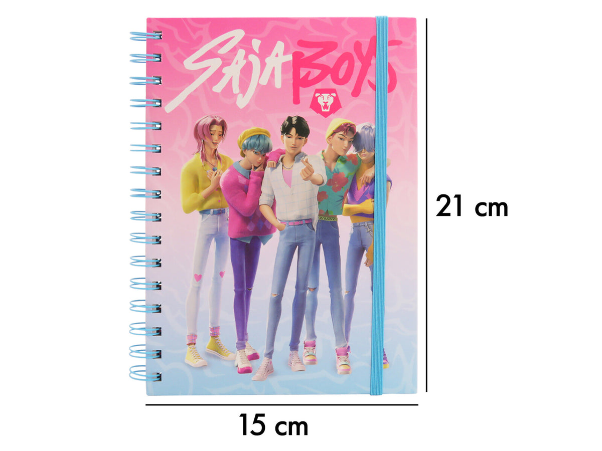 K-Pop Demon Hunters Saja Boys A5 Notizbuch für Schule Büro Universität und Alltag