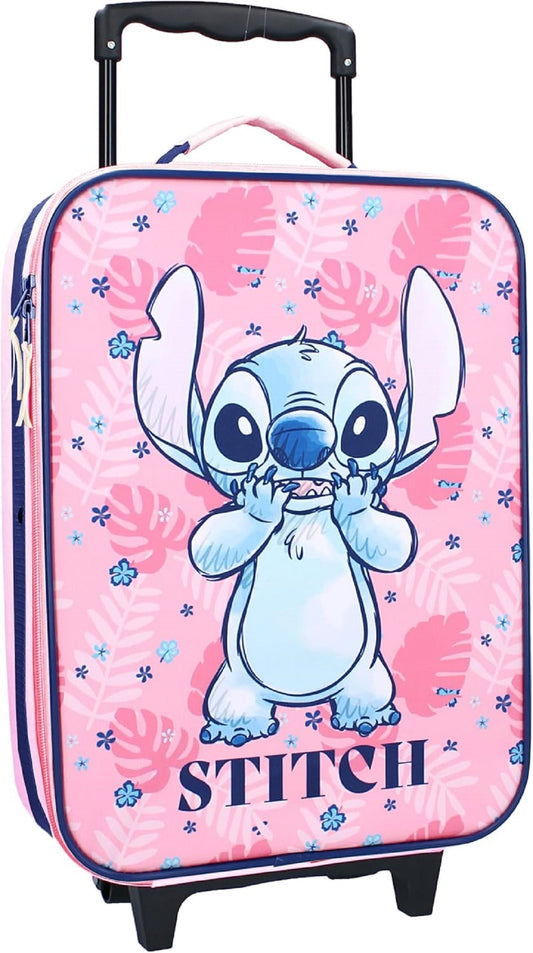 Lilo & Stitch Koffer Trolley 12 L Kinder Mädchen Kinderkoffer Handgepäck Kindertrolley